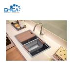 Double Bowl stainless steel Kitchen Sinks Handmade House Kitchen Sinks