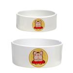 5'' 6'' Coated Ceramic Sublimation Dog Bowl Blanks Custom Sublimation Blank