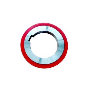 China Slitting Machine Steel Stripper Rings Rubber Bonded factory