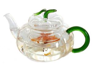 China CE Standard Heat Resistant Glass Teapot / Clear Glass Tea Kettle factory