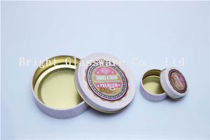 China prefect design gold tinplate jar with lid wholesale factory