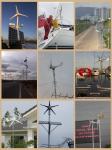 24V/48 400W 500W 600W Horizontal Axis Wind Power Generator On Rooftop M2 Model