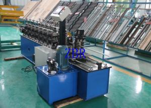 China Free Forging Door Frame Roll Forming Machine , Steel Door Frame Making Machines factory