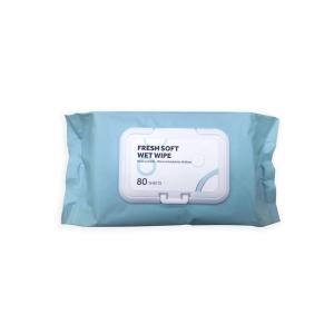 China Fresh And Soft Wet Wipe Mild And Suitable For All Skins Aloe Extract on sale