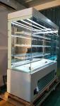 Fan Cooling Bakery Glass Showcase 4ft , Open Showcase Chiller 1200*700*1900mm