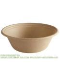Disposable Bagasse Food Box To Go Lunch Paper Bowl 22 OZ Heavy Duty Bagasse