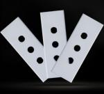 Three Hole Ultra Thin Zirconia Ceramic Blades For Film Tape Slitting