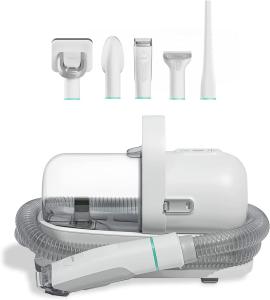 China Multi-function Pet Hair Cleaner Vacuum Hair Shaver Brush Pet Cleaning Grooming Hair Trimmer Kit factory