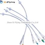 Disposable Medical 2 3 Way Balloon Urinary Catheter Different Sizes All Silicone