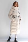 FODARLLOY Wholesale ladies warm hooded cotton-padded clothes slim long down