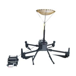 Tethered Drone Wind Turbine Lightning Protection Resistance Detection Device