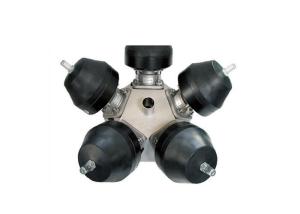 China 4 Inch Pneumatic Actuated Diaphragm Valve For Dairy Beer Chemical factory