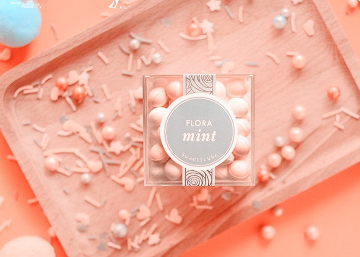 Mini Acrylic Candy Box In Clear Color With Lid For Wedding Gift