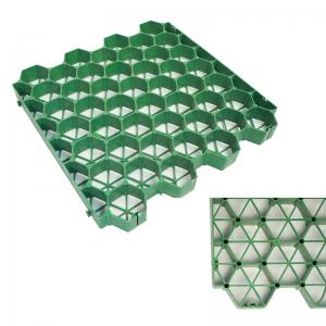 China Outdoor HDPE Honeycomb Plastic Grass Grid Gravel Stabilizer For Parking Lot Garden on sale