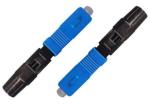 SC UPC Singlemode Fiber Optic Connector Fast For Patch Panels