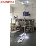 vehicle roof mounted foldable pneumatic telescopic mast tower light/roof mast