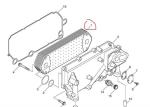 DI12-54A SMV4531TB5 Scania Engine Parts , 1333183 Scania Oil Cooler