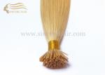 20" Blonde Pre Bonded I Tip Hair Extensions for sale - 20" 1.0 Gram Straight Pre