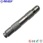 M12 FGG And PHG Cable To Cable Connectors , Round Push Pull Connector