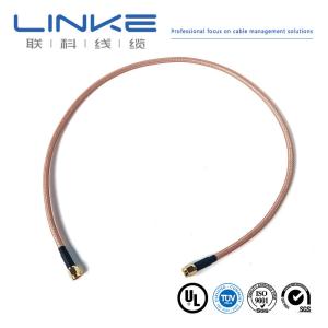 China Right Angle To Straight Electric Bass Cable Direct Coaxial For Music Instrument factory