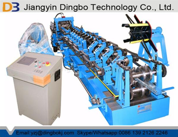 Hydraulic Pre-punching Adjustable Size Steel CZ Purlin Roll Forming Machine With