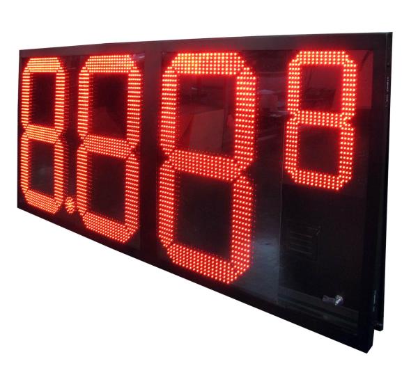 18" Digital Gas Changer LED Signs Perfect for Outdoor Gas Stations Regular and