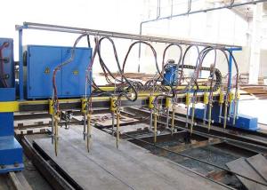 China CNC5-4000X12000 Gantry Type Strip Flame Cutting Machine for H Beam Production line factory