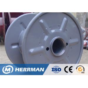Large Loading Power Cable Storage Reel , Corrugated Type Empty Wire Spools