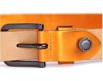 Casual print logo Pin Buckle Lady Cowhide Leather Belt