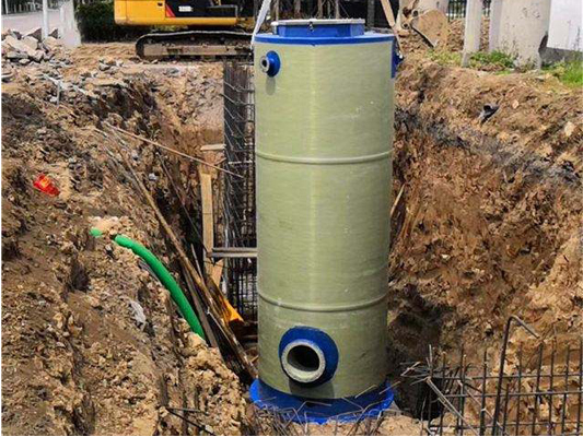 Multi Function Submersible Prefabricated Pump Station For Wastewater Treatment