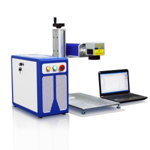 China 10w 20w fiber laser marking machine silver gold inside ring laser marking machine factory