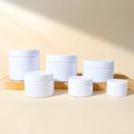 Customizable Clear Plastic Beauty Jar with Pressure Sensitive Gasket