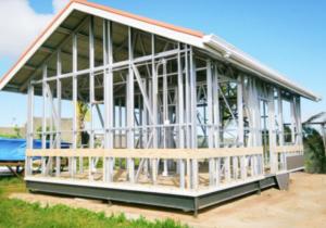 China Stud Cold Formed Light Gauge Steel House Construction Roof Trusses Framing factory