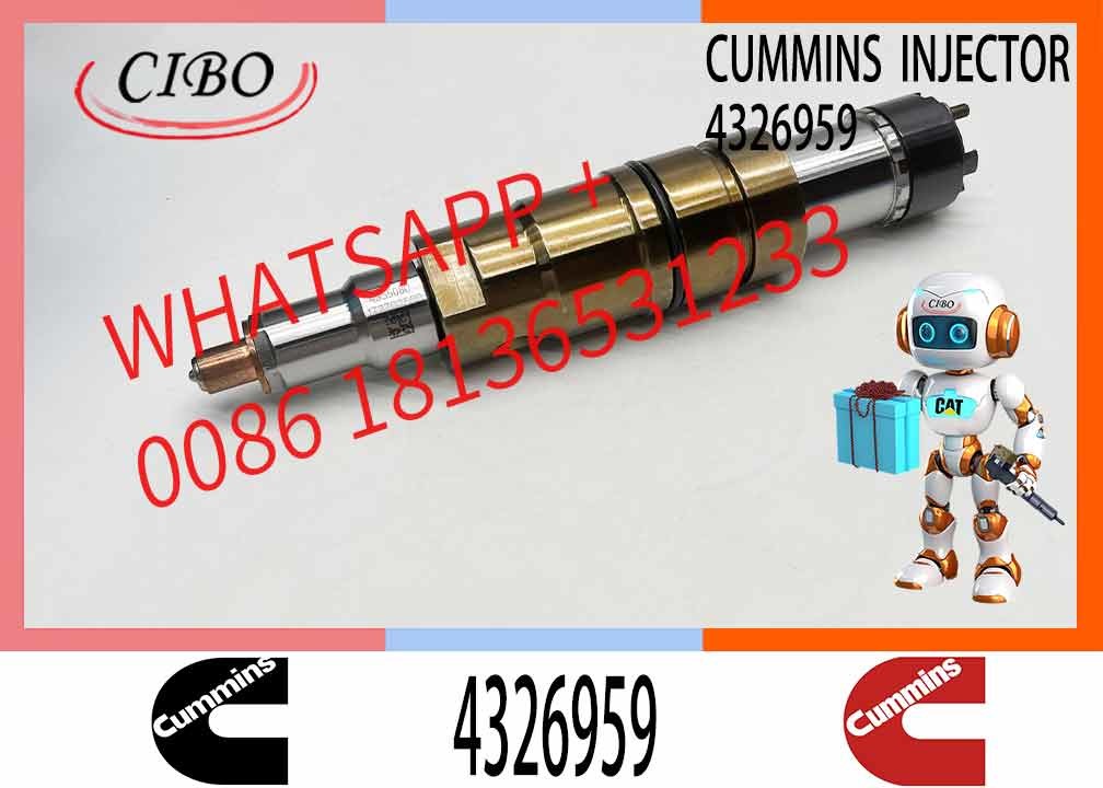 Diesel Common Rail Injector 2031386 2036181 4326989 4326959 4307217 For C-ummins ISZ13 Engine