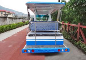 China Square Amusement Park Electric Tractor , CE Electric Sightseeing Vehicles factory
