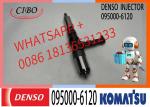 Denso 095000-6120 Common Rail Diesel Injector 6261-11-3100 For KOMATSU Diesel