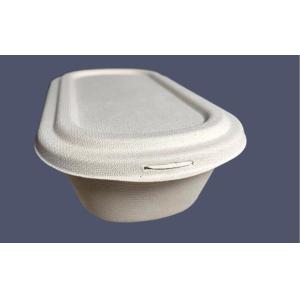 Wheat Straw Disposable Fast Degradable Light Packing Food Salad Paper Pulp Box