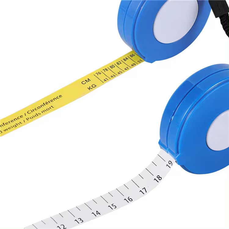 2.5 M Retractable Measure Tape Livestock Animals Body Weight Measuring Tapes For Veterinary Clinics