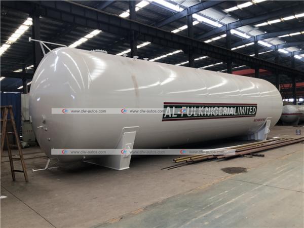 Horizontal Large LPG Storage Tank 120cbm 60tons 120000liters Gas Storage Tank
