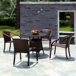 China Modern Design Style Outdoor Garden Furniture Rattan Tables and Coffee Table factory
