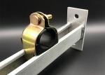 Gold Electro Strut Cushion Clamps Ss304 Unistrut Pipe Clamp Galvanized