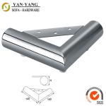 80mm high custom corner metal sofa legs stainless steel furniture legs SL-224