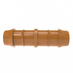 China Anti - UV Straight Irrigation Tubing Connectors 17mm Barbed Drip Irrigation factory
