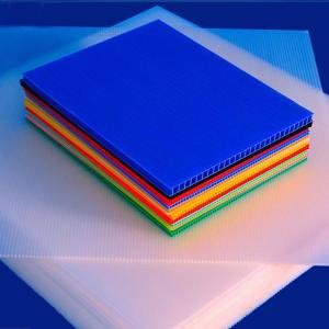 China 12mm Thick Eco Fluted Polypropylene Sheet Plastic Hollow Board factory