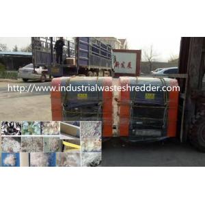 Waste Sponge / Foam Shredder Machine Customizable Output High Efficiency