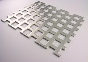 China Square Hole 2.8mm Width 1m Metal Perforated Sheet factory