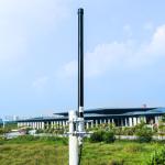 Outdoor Omni Directional Fiberglass Antenna 868mhz Gray with High Gain 8dBi