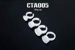 White Plastic Tattoo Accessories Disposable Eyelash Extension Glue Holder