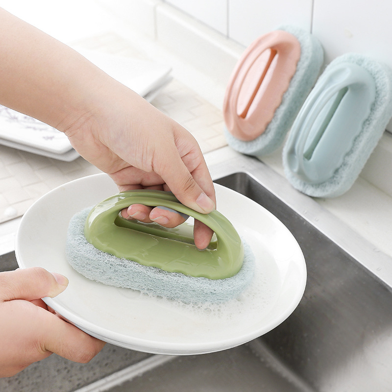 Dropshipping House hould Strong band bathtub brush with handle decontamination  Kitchen Cleaning Magic Brush