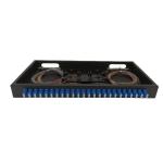 FTTH ODF Wall Mount 48 Fibers Fiber Optic Patch Panel With LC Duplex Coupler